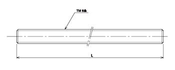 TMH8 ハイリード30度台形ねじ軸（8条）